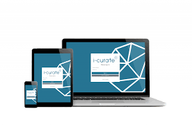 i-curate on desktop, tablet and mobile
